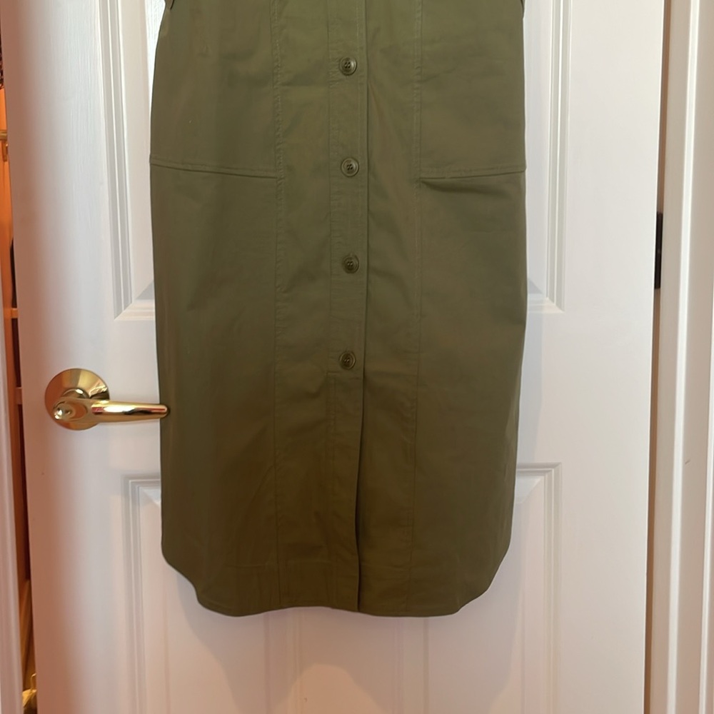 Great Ted Baker Midi Button Down Utility Dress. - image 5